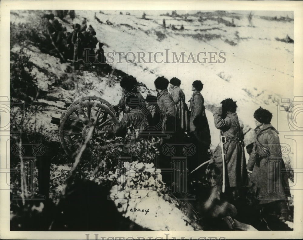 1939 Press Photo Russian Steamroller rolling on Eastern Front - sbx10445