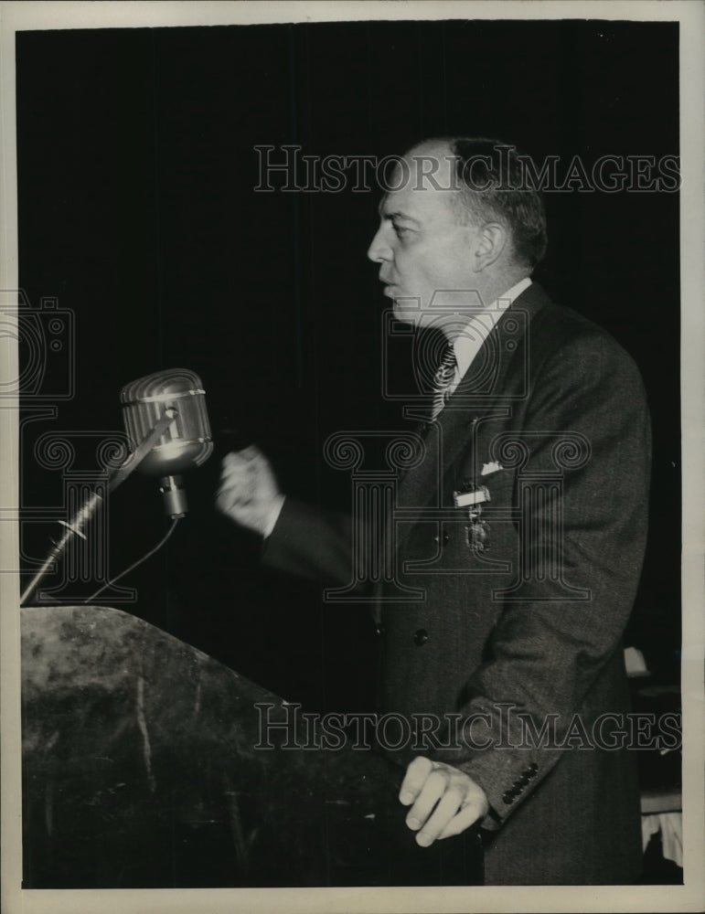 1945 Press Photo Former Governor Harold Stassen at American Legion Convention