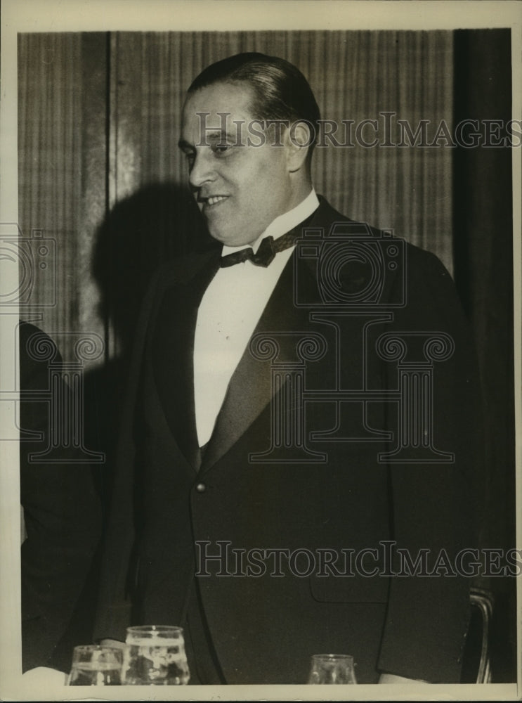 Press Photo Well Known Italian Newspaper Editor Generoso Pope in Bomb Plot