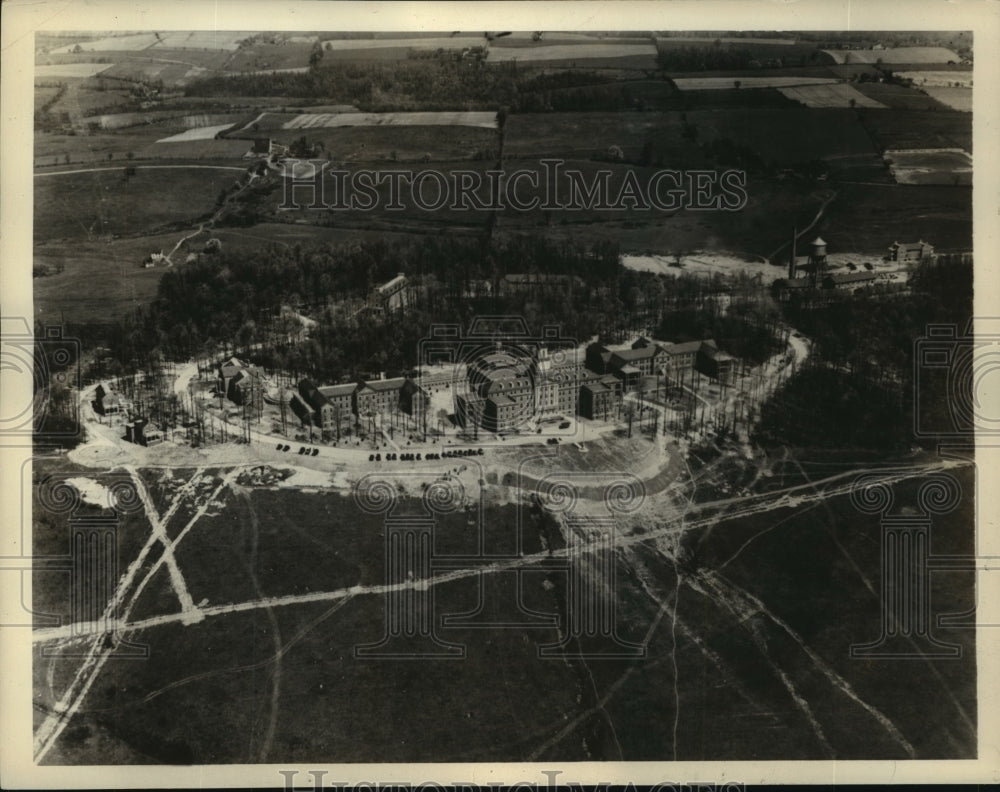 1938 Press Photo Hospital in Coastvilie Pa. where Poison candy Plot was mailed