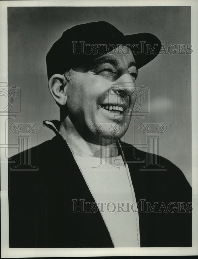 1952 Press Photo Cch Lou Little of Columbia Lions Football - sbx11880