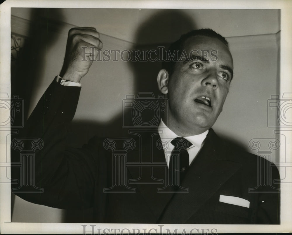 1956 Press Photo Governor Frank Clement Speaks at the Democratic Convention