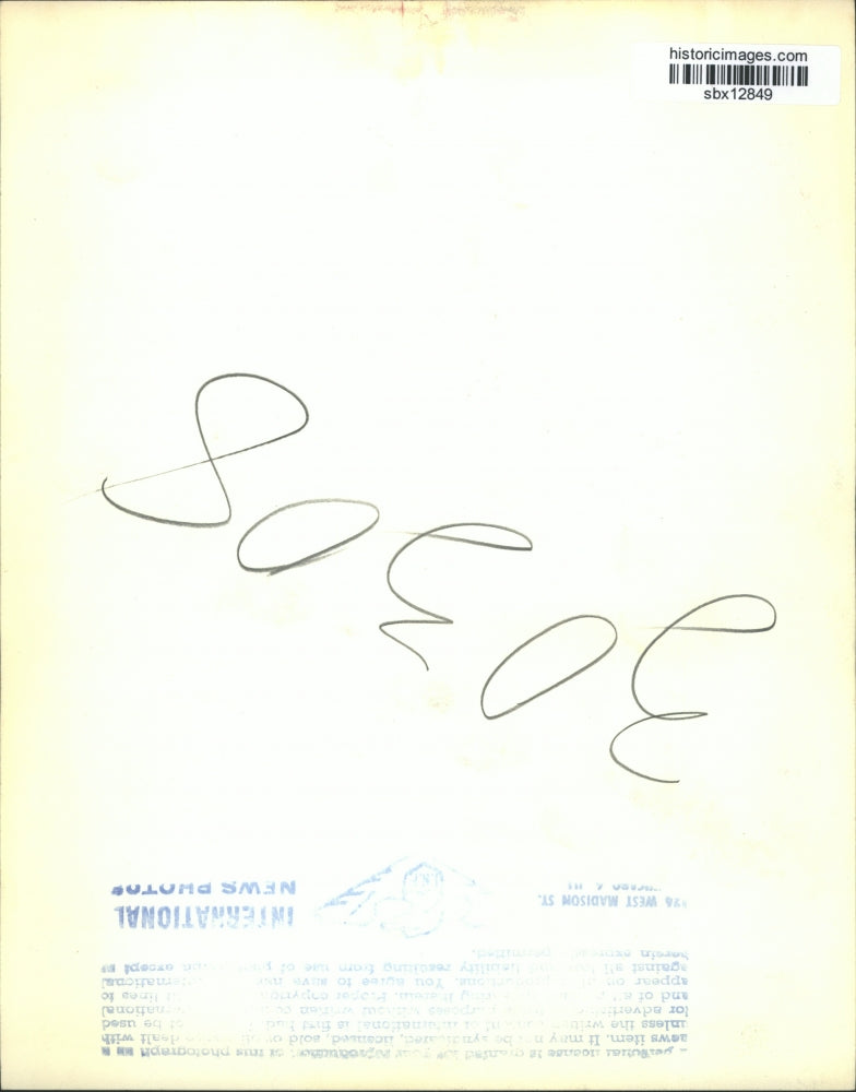 1952 Press Photo Anne Sterling TV actress after kidnap & assault by 4 men