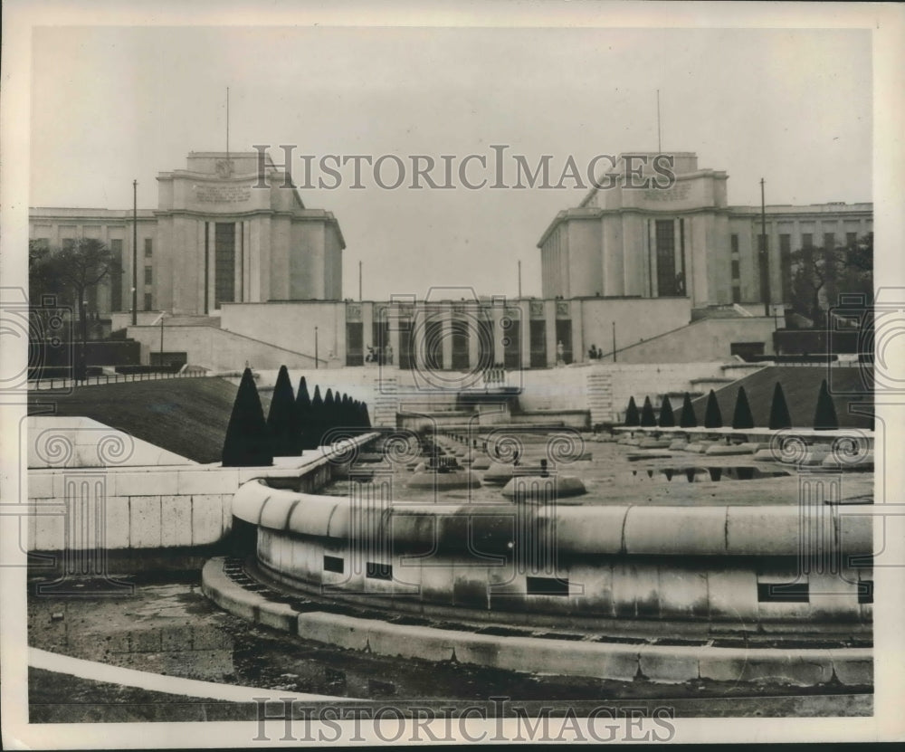 1948 Press Photo Palais de Chaillot in Paris, France Possible Home of the UN