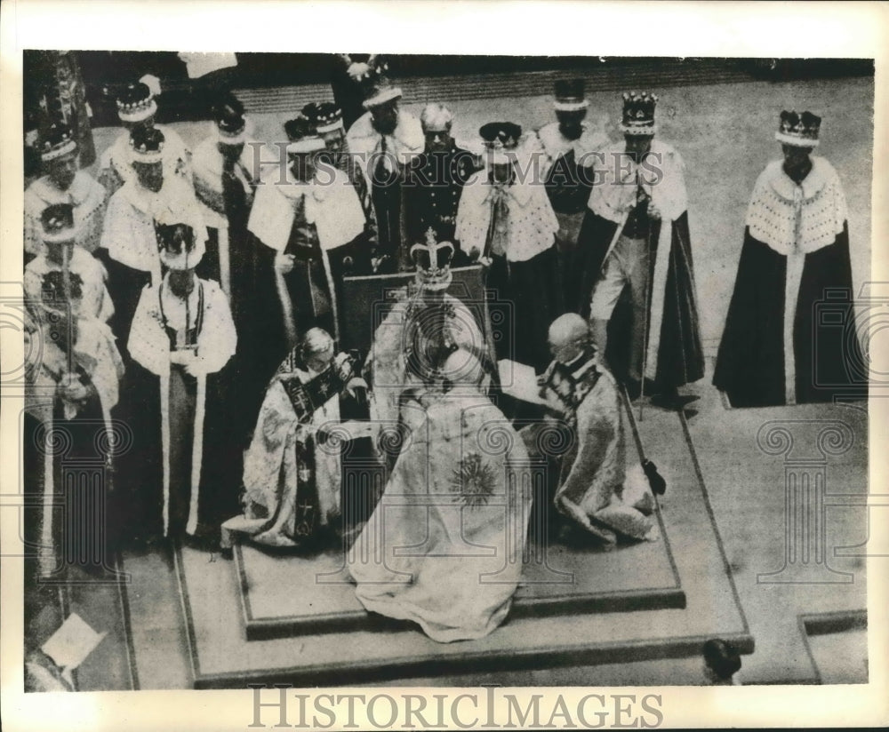 1937 Press Photo Archbishops at Westminster Abbey for Coronation Ceremonies