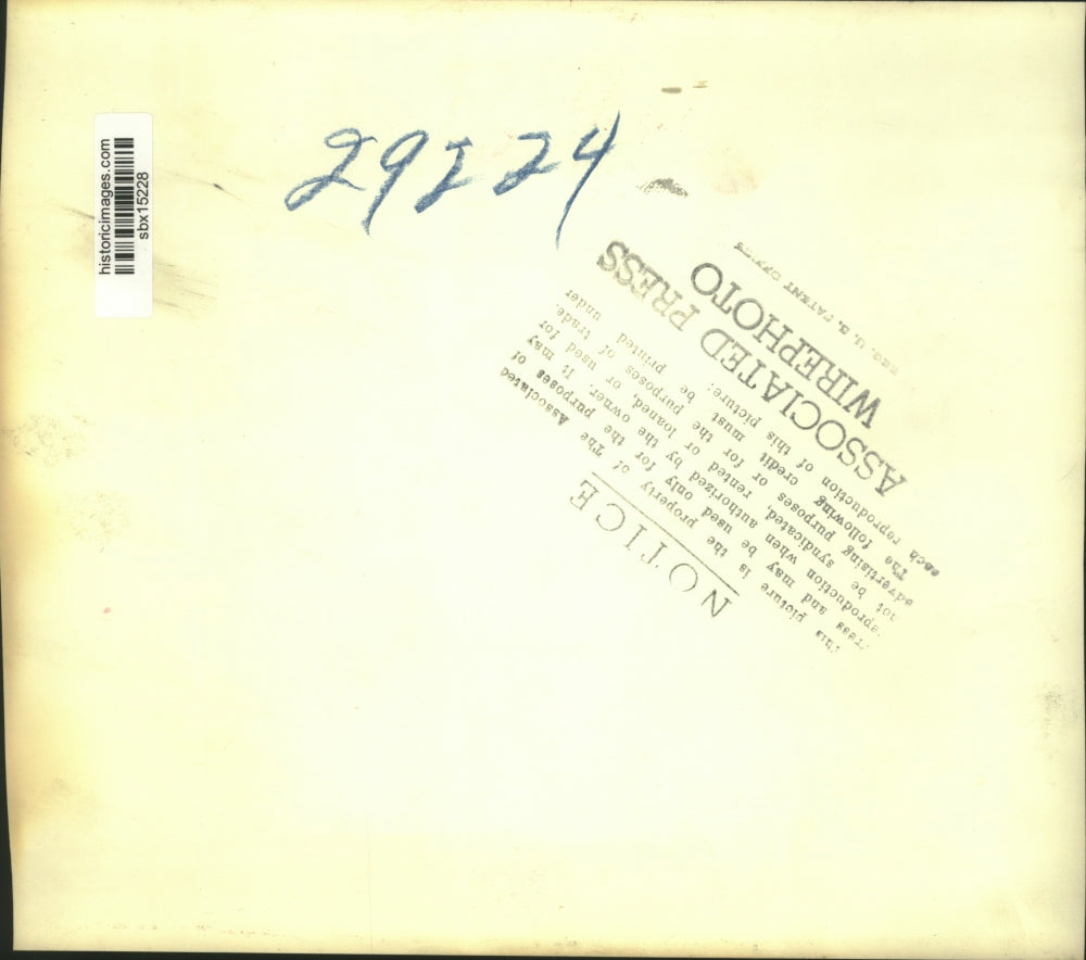 1947 Press Photo President Truman Greets Pres Miguel Aleman For 3-Day Visit