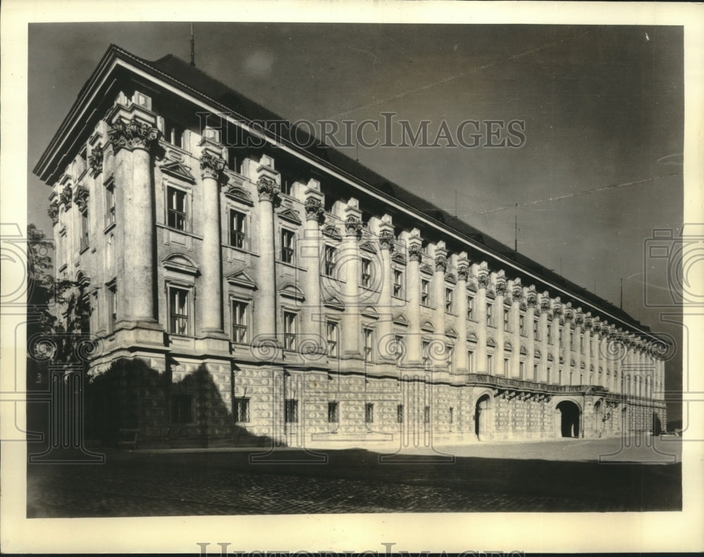 1938 Press Photo Czernin Palace Used by Ministry of Foreign Affairs for Republic