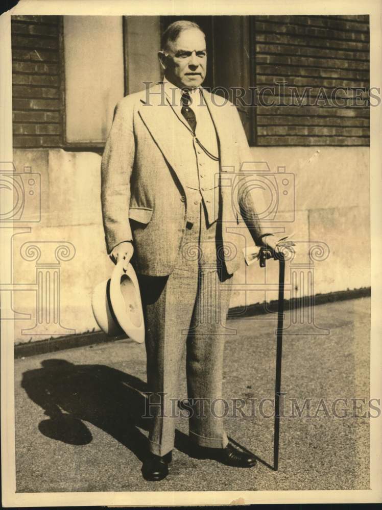 1935 Press Photo Retired Honorable W.L. MacKenzie King of Toronto, Canada- Historic Images