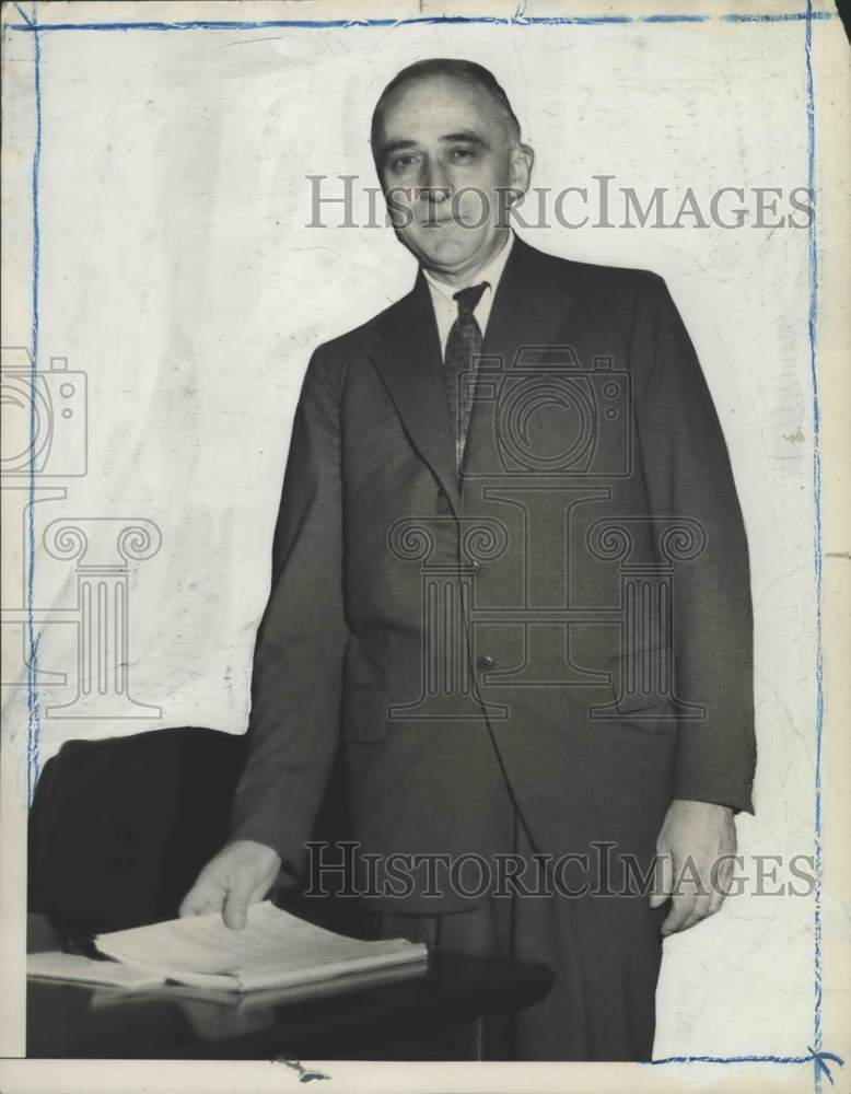 1951 Press Photo John M. Harlan, State Crime Commissioner - sia01623