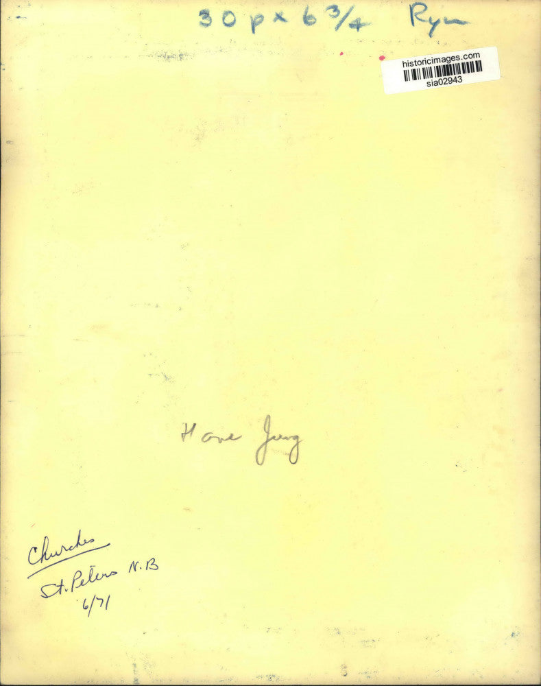 1971 Press Photo St. Peter's Church exterior view, New Brighton - sia02943