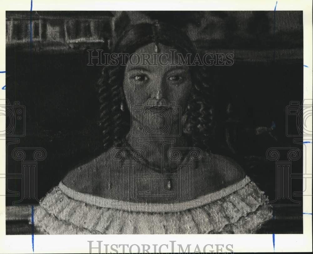 1986 Press Photo Portrait by artists Tom Simonson at Burke's Landing, Rossville