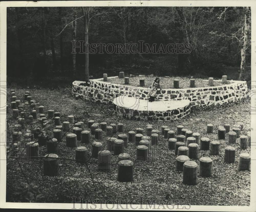 1974 Press Photo The amphitheater at the Goodhue Center - sia04644