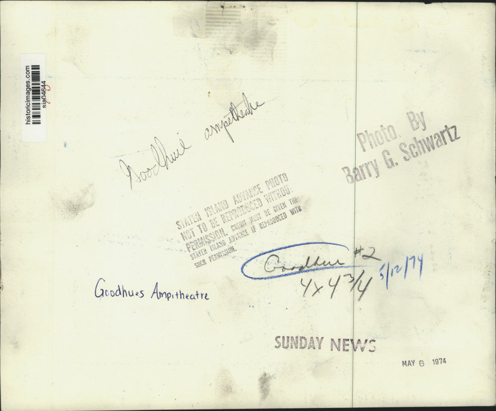 1974 Press Photo The amphitheater at the Goodhue Center - sia04644