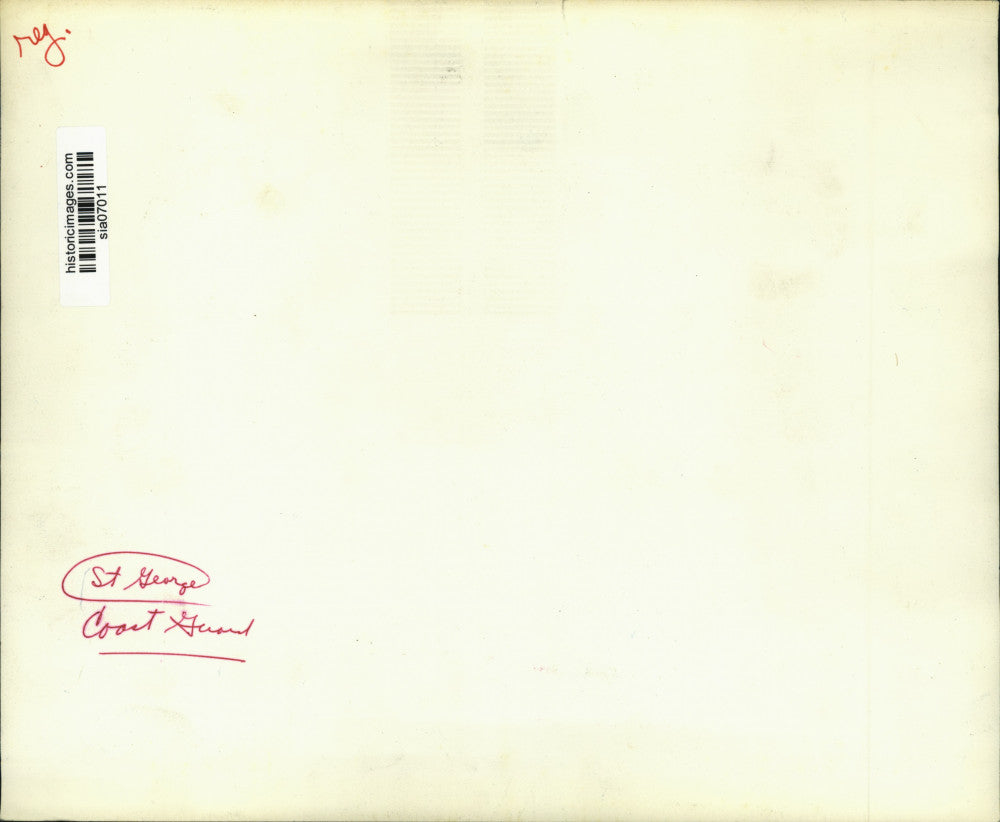 Press Photo Aerial view of St. George Coast Guard Base - sia07011