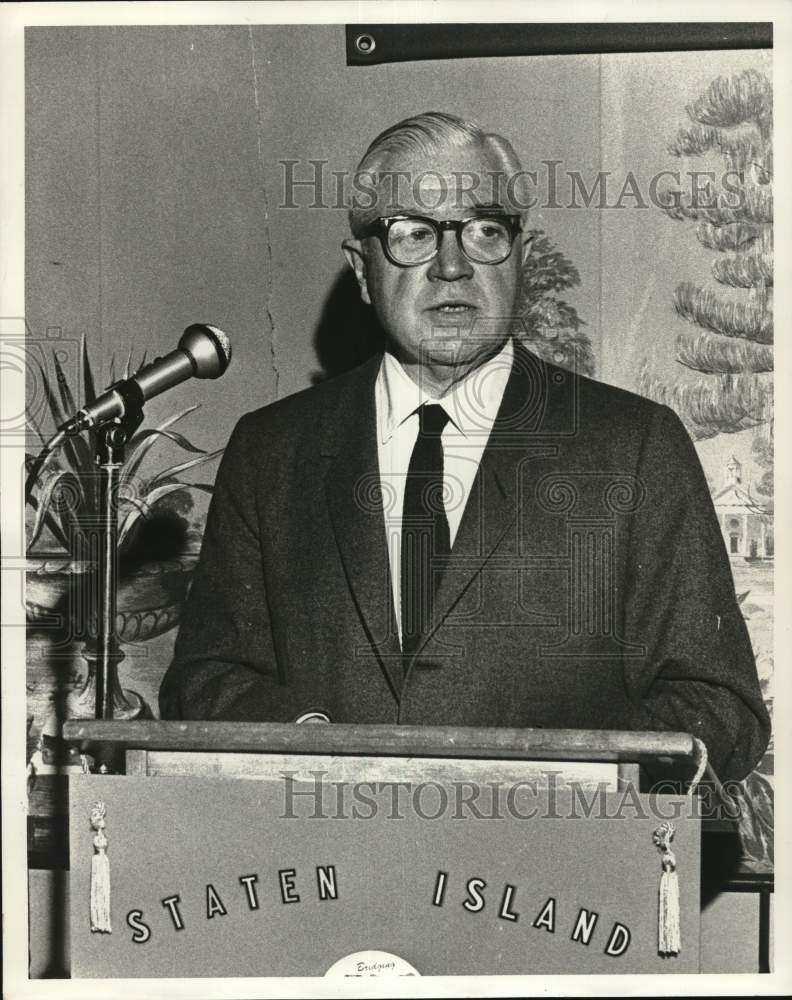 1968 Press Photo Austin J. Tobin, Director, Port of New York Authority