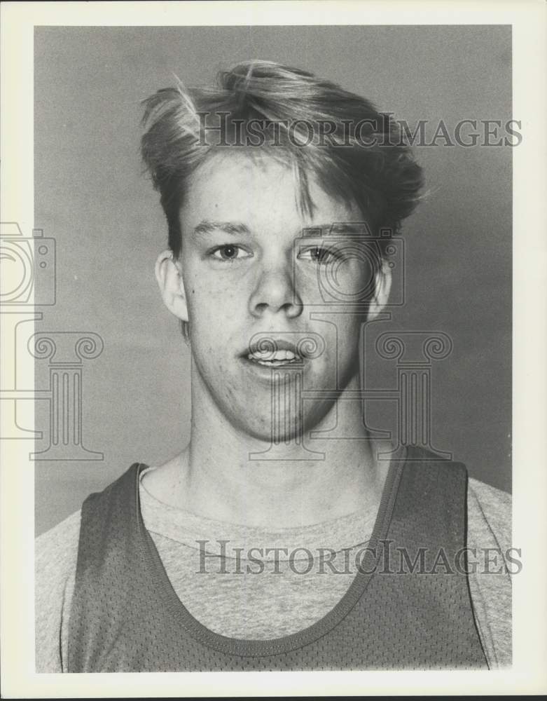 Press Photo Jeff Winters of the College of Staten Island Basketball team- Historic Images