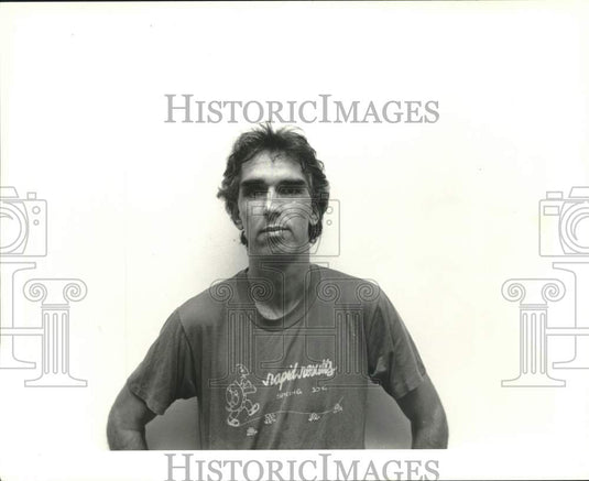 1990 Press Photo Jim Schlentz, Wagner College Girls Cross Country- Historic Images