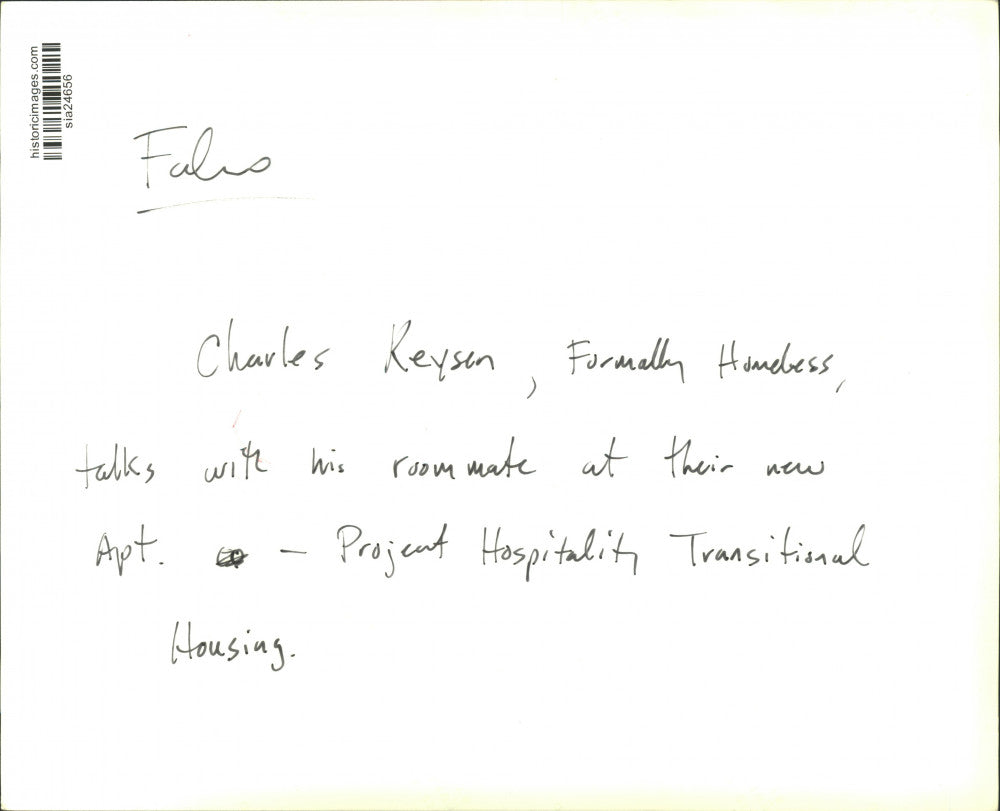 Press Photo Charles Keyson Got Housing Through Project Hospitality Transitional