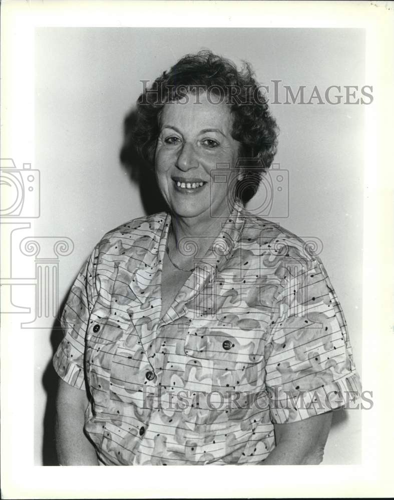 1985 Press Photo Lila Abrams, Chair for March of Dimes Brunch - sia25459- Historic Images