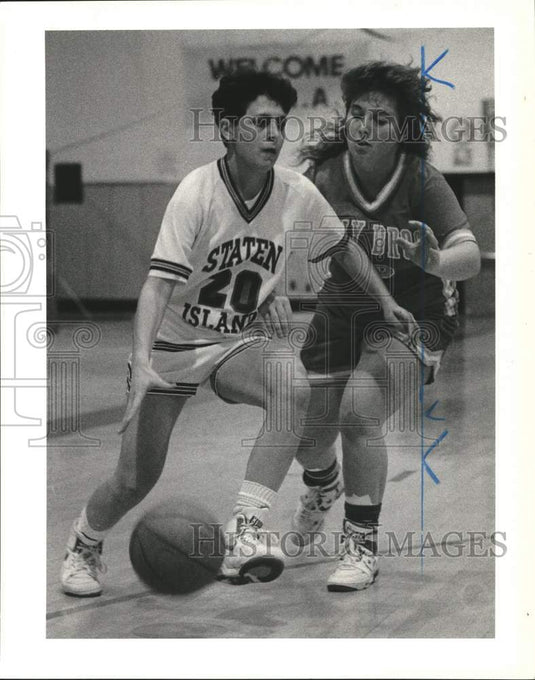 Press Photo CSI basketball's