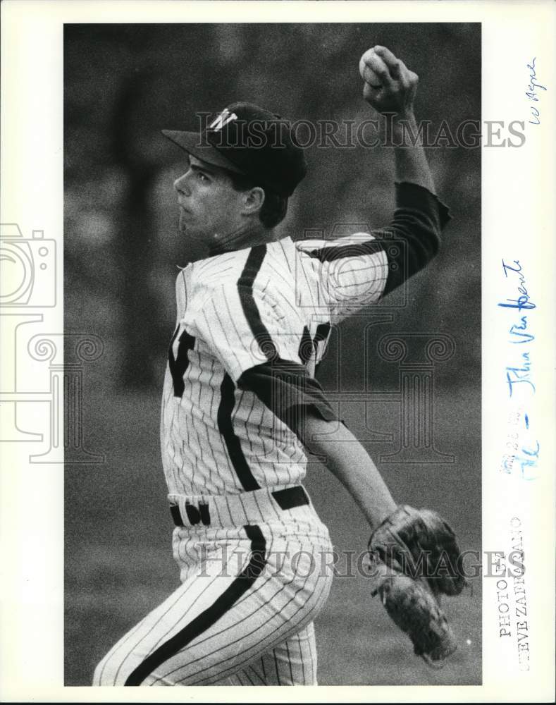 1984 Press Photo Wagner Baseball player John Van Vente - sia27409- Historic Images