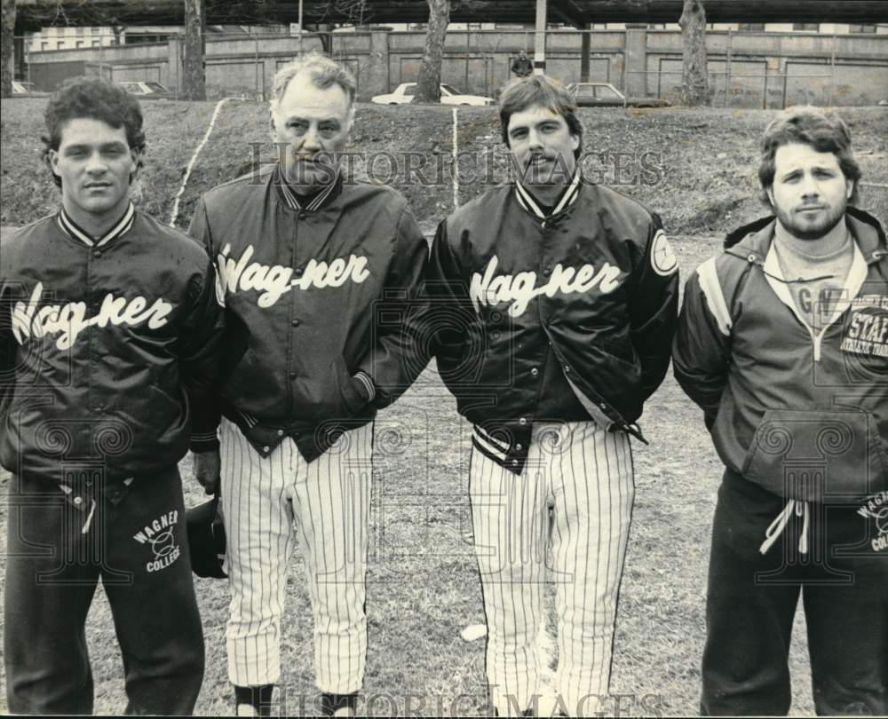 Press Photo Wagner Baseball Team members - sia27741- Historic Images