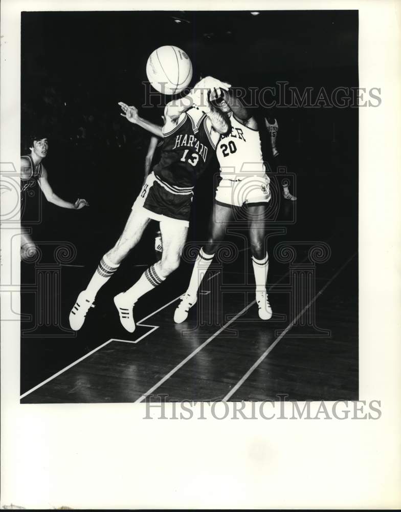 1979 Press Photo Wagner College Basketball Game Action- Historic Images