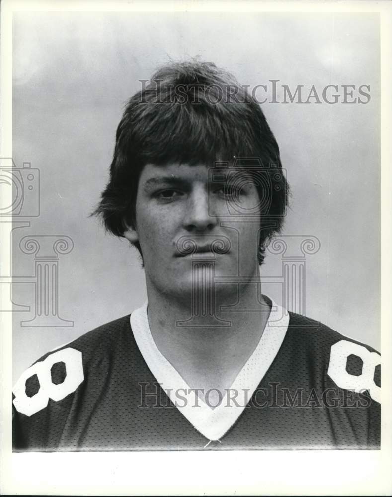 Press Photo Wagner College football player Ralph Guiliano - sia31738- Historic Images