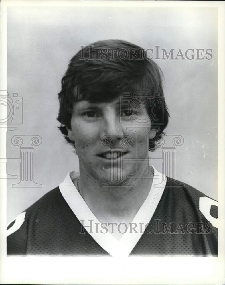 Press Photo Wagner College football player G. Flaherty - sia31752- Historic Images