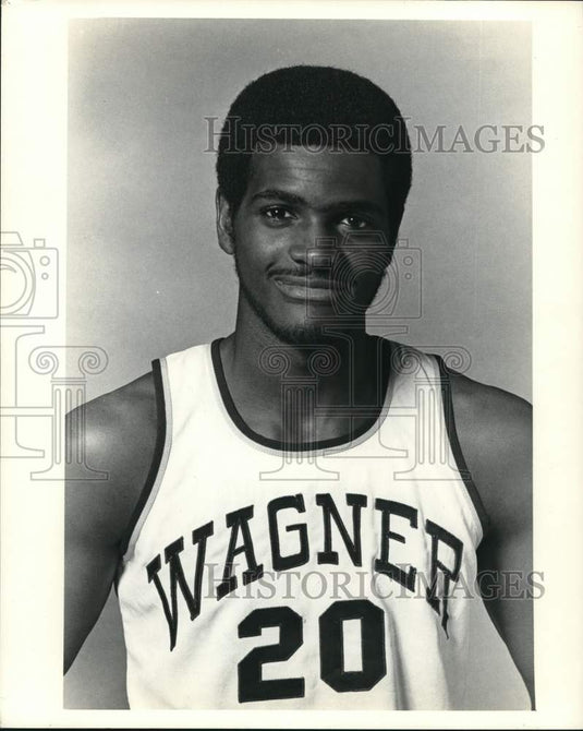 Press Photo Wagner College Basketball Player