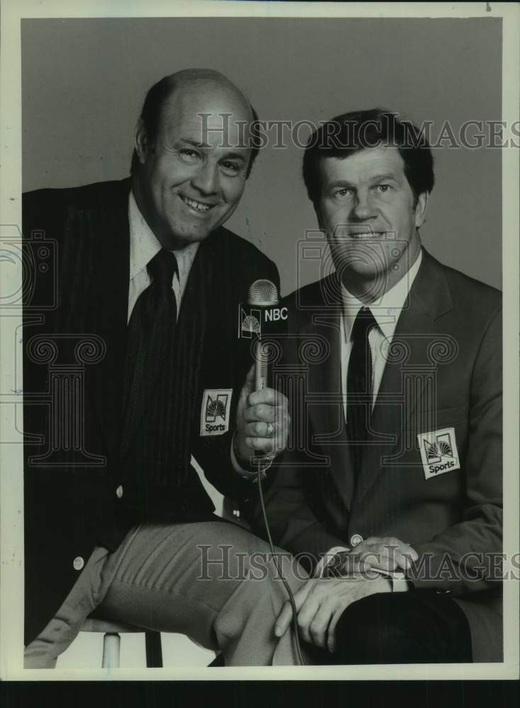 1982 Press Photo NBC baseball sportscasters Joe Garagiola and Tony Kubek- Historic Images