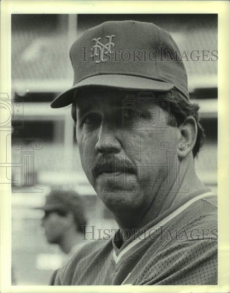 1986 Press Photo New York Mets baseball manager Davey Johnson - sis00431- Historic Images