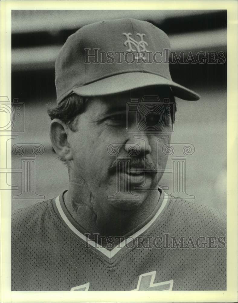 1986 Press Photo New York Mets baseball manager Davey Johnson - sis00436- Historic Images