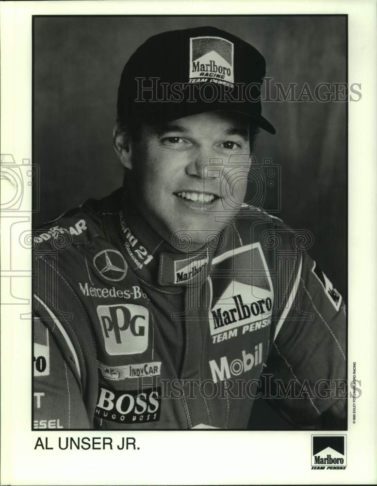 Press Photo Team Penske IndyCar driver Al Unser Jr. - sis00609- Historic Images