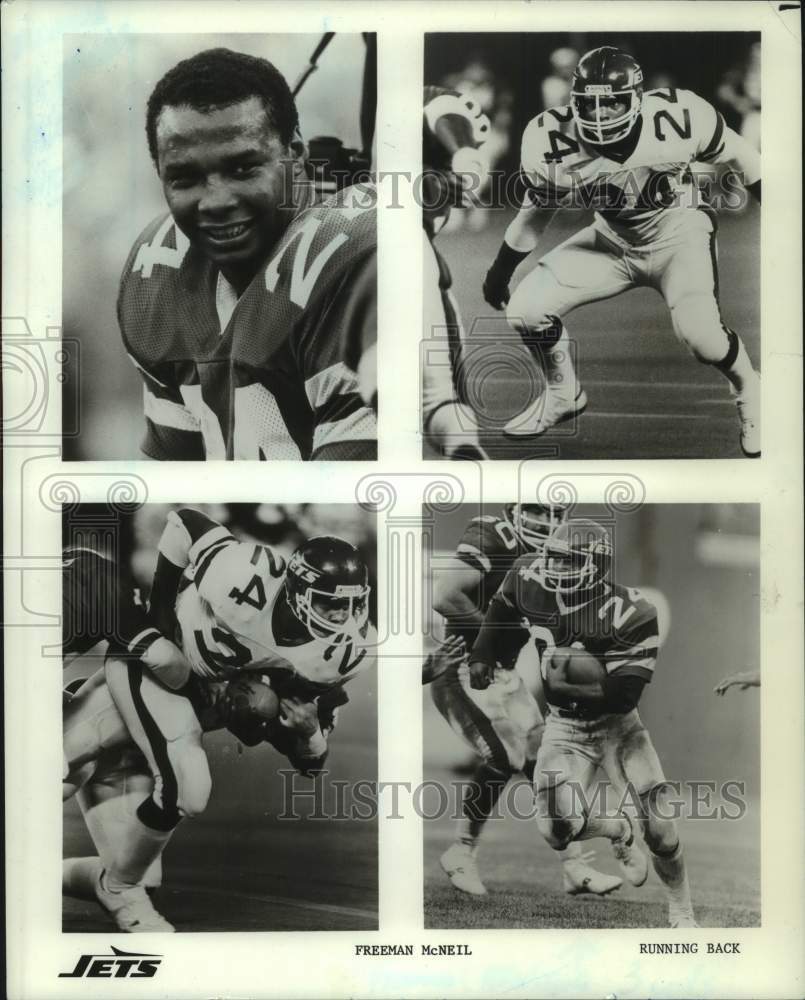 Press Photo New York Jets football running back Freeman McNeil - sis00725- Historic Images