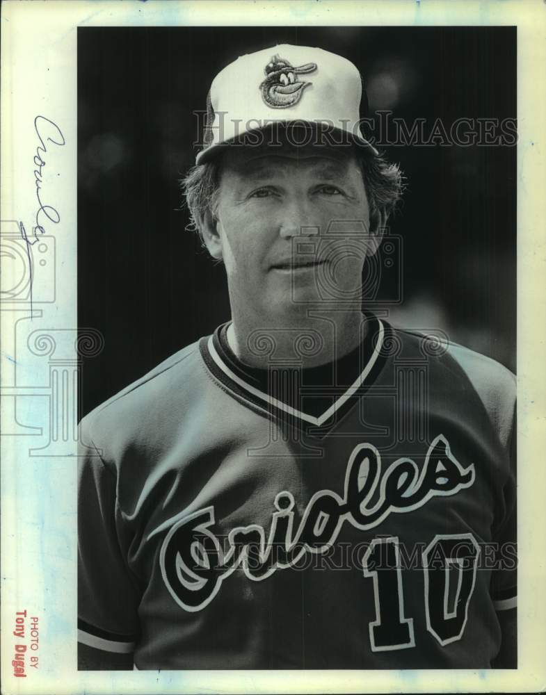 Press Photo Baltimore Orioles baseball player Terry Crowley - sis00771- Historic Images