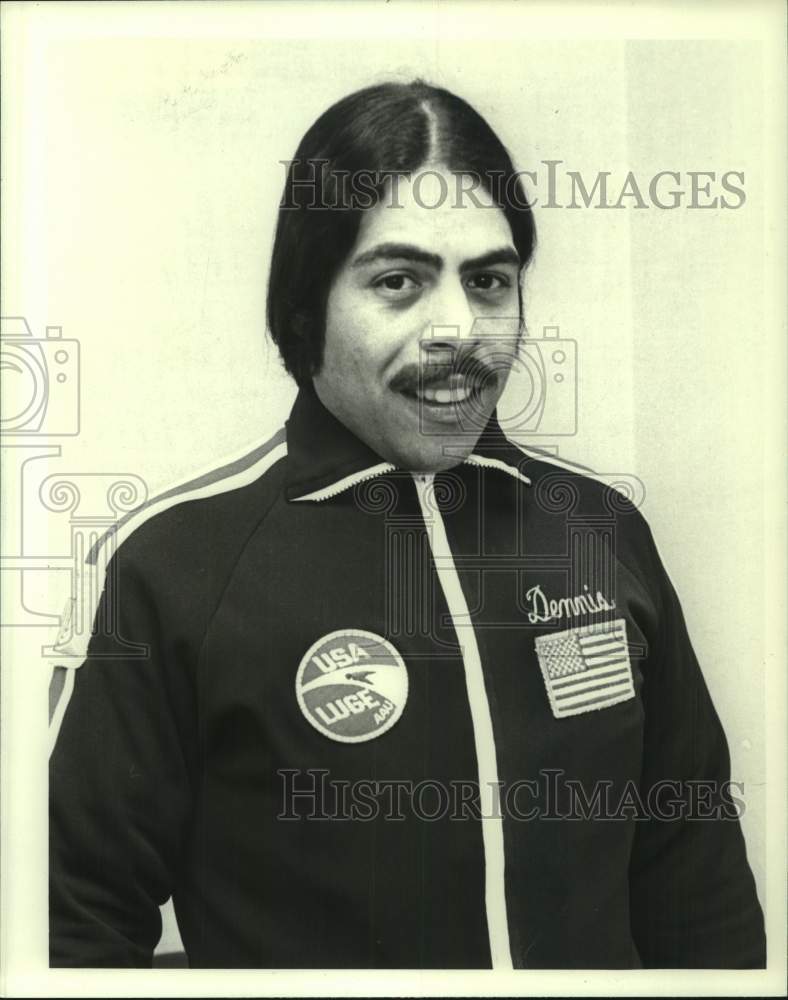 1979 Press Photo American luge athlete Dennis Colon - sis00780- Historic Images