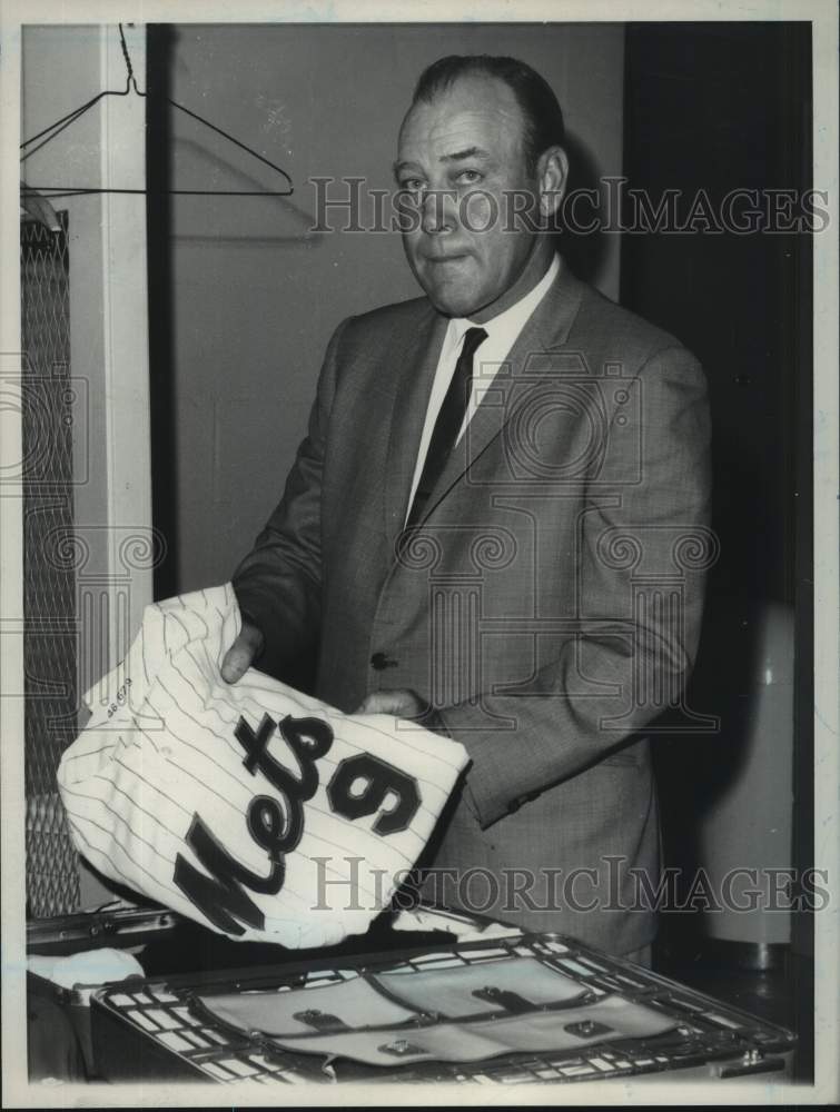 Press Photo New York Mets baseball manager Wes Westrum - sis00869- Historic Images