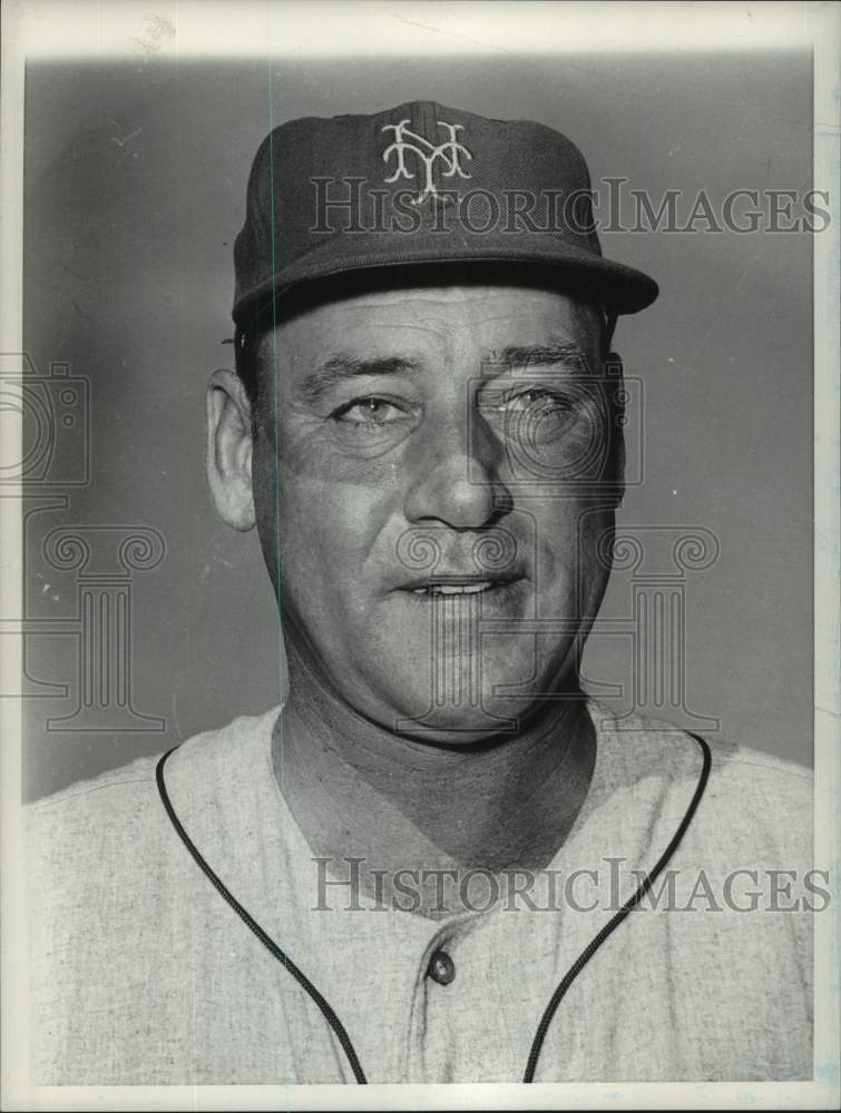 Press Photo New York Mets baseball and manager Wes Westrum - sis00870- Historic Images