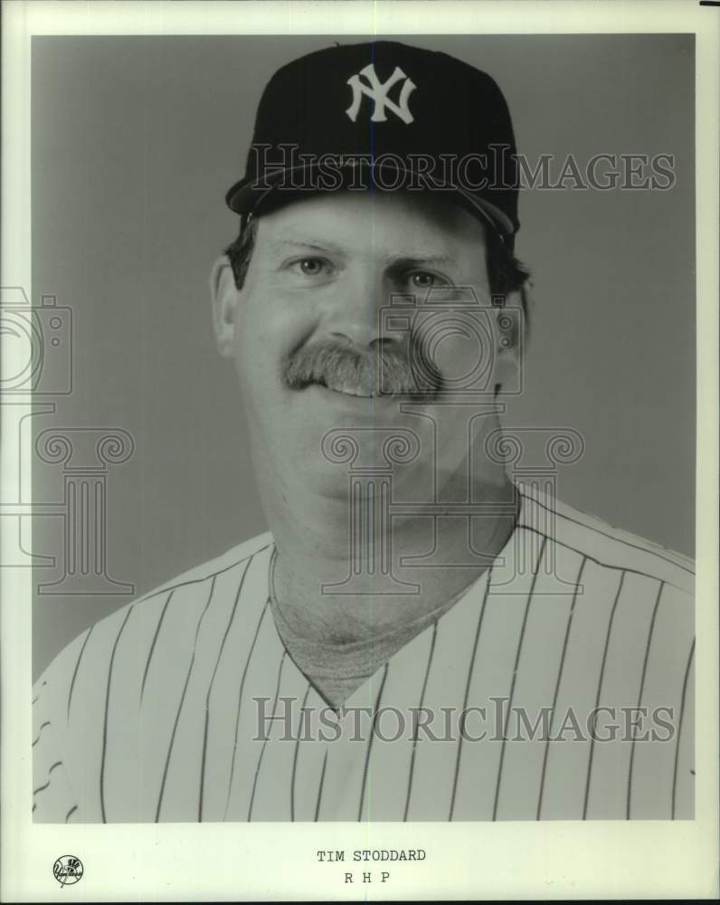 Press Photo New York Yankees baseball pitcher Tim Stoddard - sis00907- Historic Images