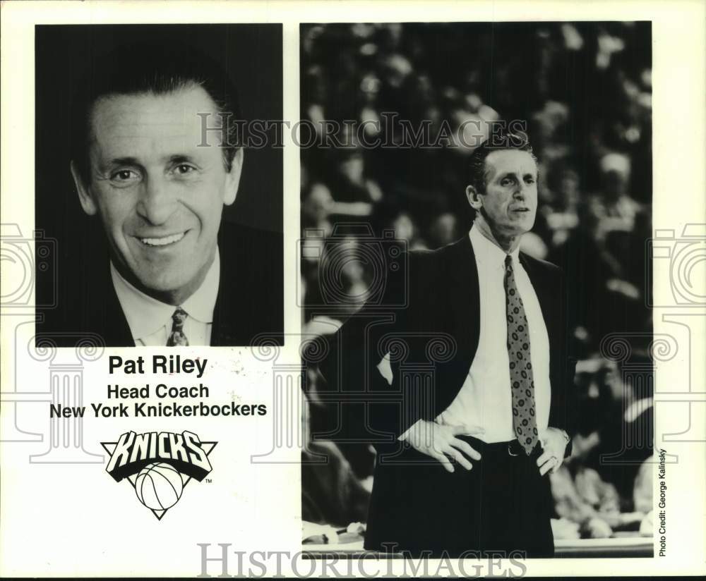 Press Photo New York Knicks basketball Pat Riley - sis00974- Historic Images