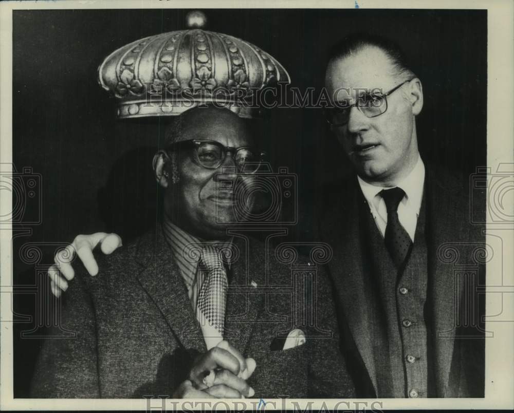 Press Photo Baseball commissioner Bowie Kuhn and colleague - sis01019- Historic Images