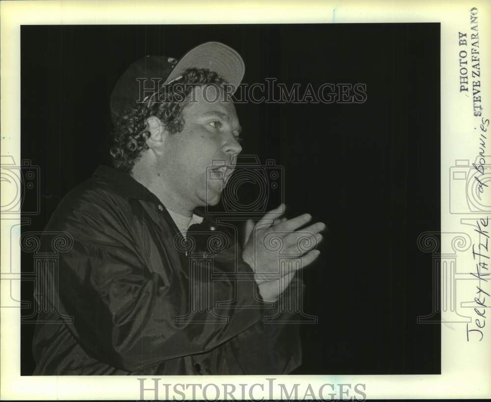 1985 Press Photo Jerry Katzke of the Bonnies baseball team - sis01022- Historic Images