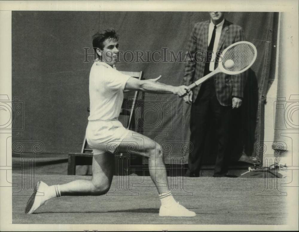 1965 Press Photo Tennis player Mahuel Santaita - sis01302- Historic Images