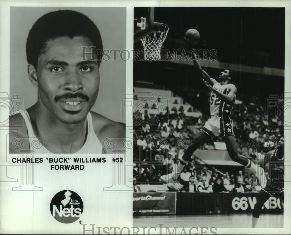 Press Photo New Jersey Nets basketball player Charles &quot;Buck&quot; Williams- Historic Images