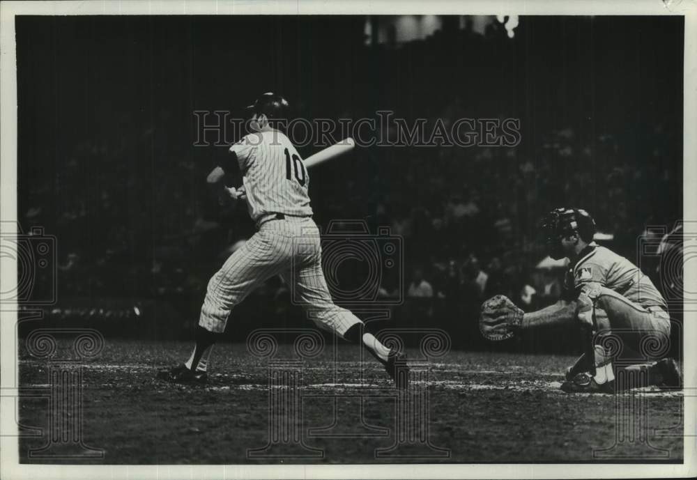 Press Photo New York Yankees baseball player Frank Fernandez at bat - sis01421- Historic Images