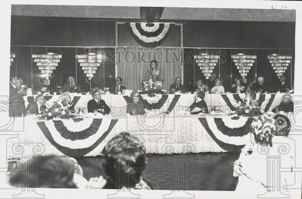 1974 Press Photo Women of Achievement Awards Luncheon at Shalimar in New Dorp- Historic Images