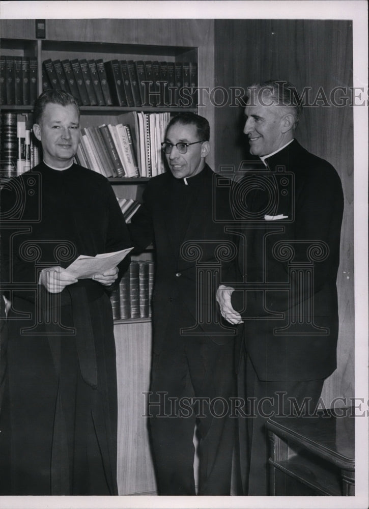 1958 Press Photo The Very Rev Edmund W Morton S.J., President Gonzaga University- Historic Images