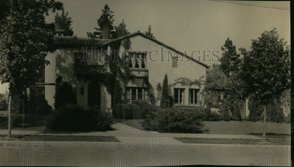 1934 Press Photo W.J. Richmond Residence - spa18464- Historic Images