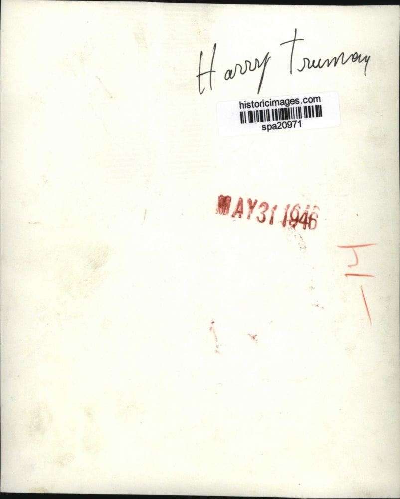 1946 Press Photo Harry Truman - spa20971